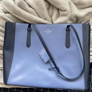Blue Kate Spade Large Tote